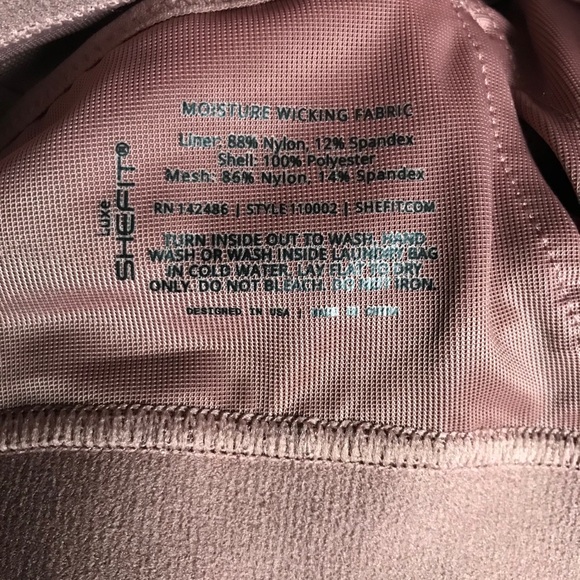 SHEFIT Ultimate Sports Bra Rose Mauve LUXE - Picture 5 of 7